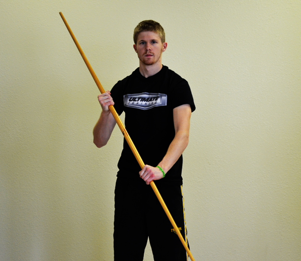 Great for Karate and Martial Arts Training. Straight Hardwood Bo Staff 
